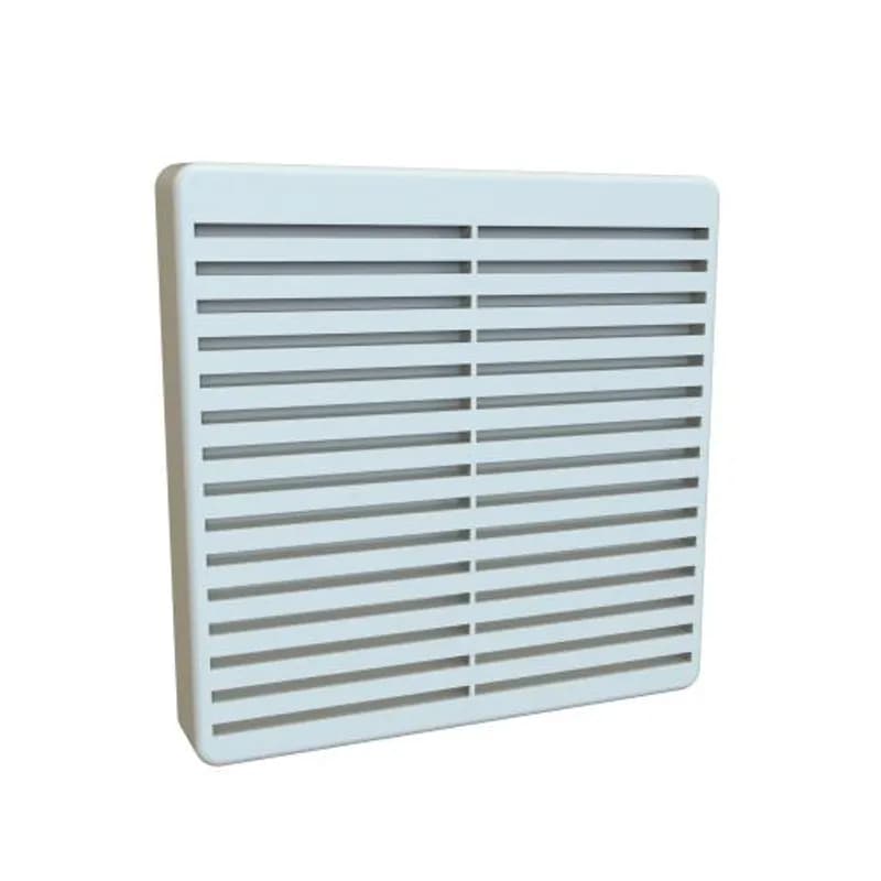 Hammond Manufacturing XPFA120LG - Fan Grill for 120 MM Fan / Lt Gray