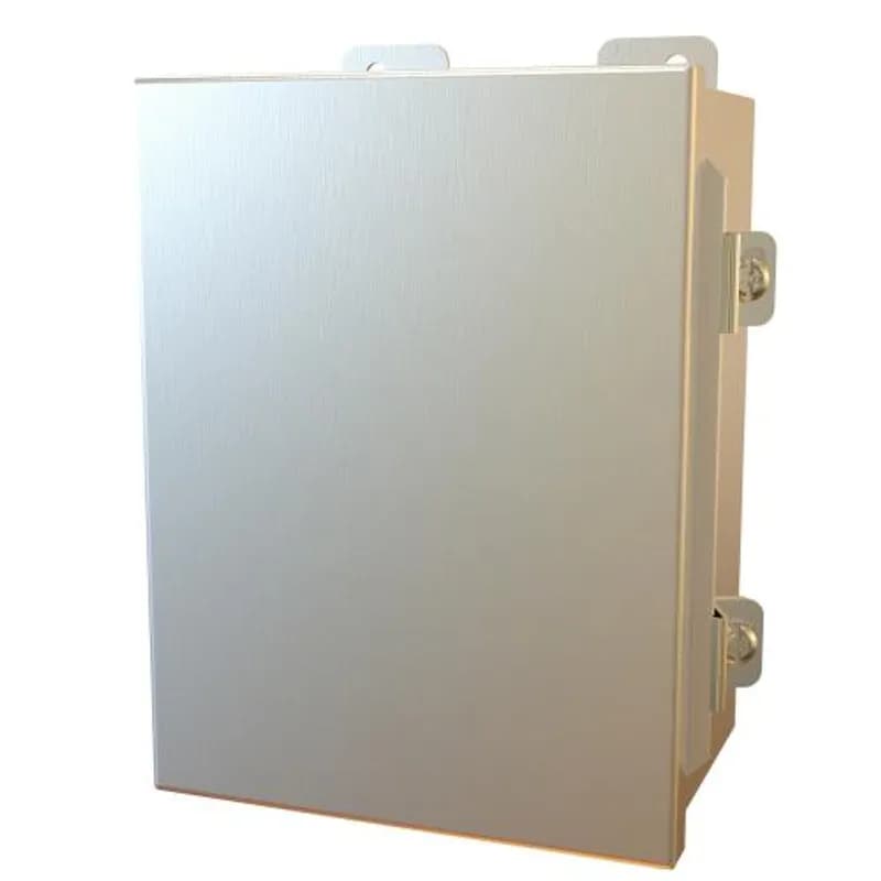 Hammond Manufacturing 1414N4PHS16G4 - N4X J Box, Hinge Cover w/panel - 8 x 6 x 4 - 316 SS