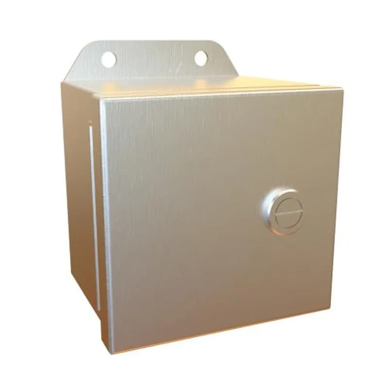 Hammond Manufacturing EJ443S16 - N4X Eclipse Junior encl less panel - 4 x 4 x 3 - 316 SS