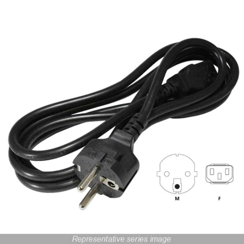 6' CORD, NEMA 6-15P TO IEC C13