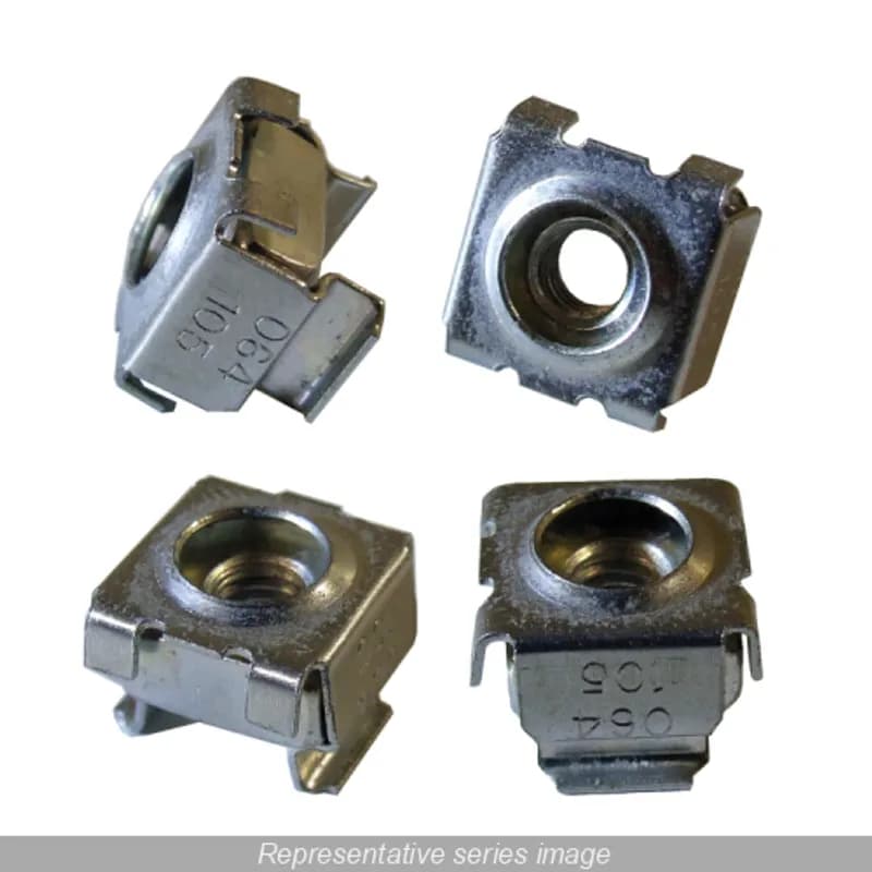 Hammond Manufacturing 1421CNB250 - 250PK M6 CAGE NUTS