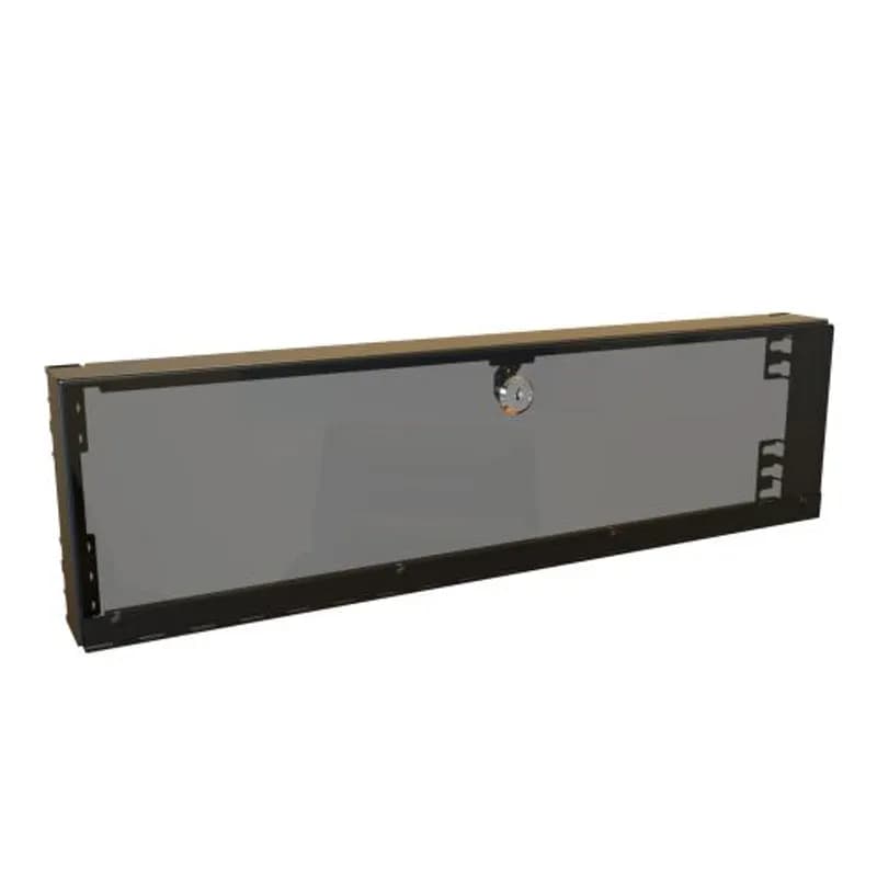 3U HINGED PLEXI COVER