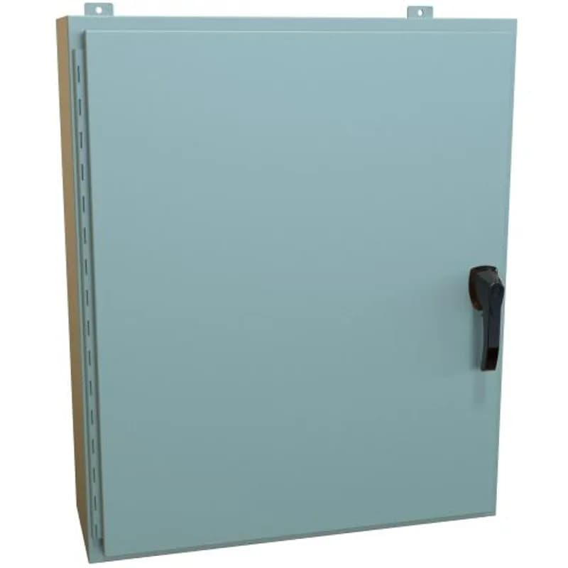 Hammond Manufacturing HW363010GYHK - N4, 12 Wallmt, Hinged w/handle - 36 x 30 x 10 - Steel/Gray