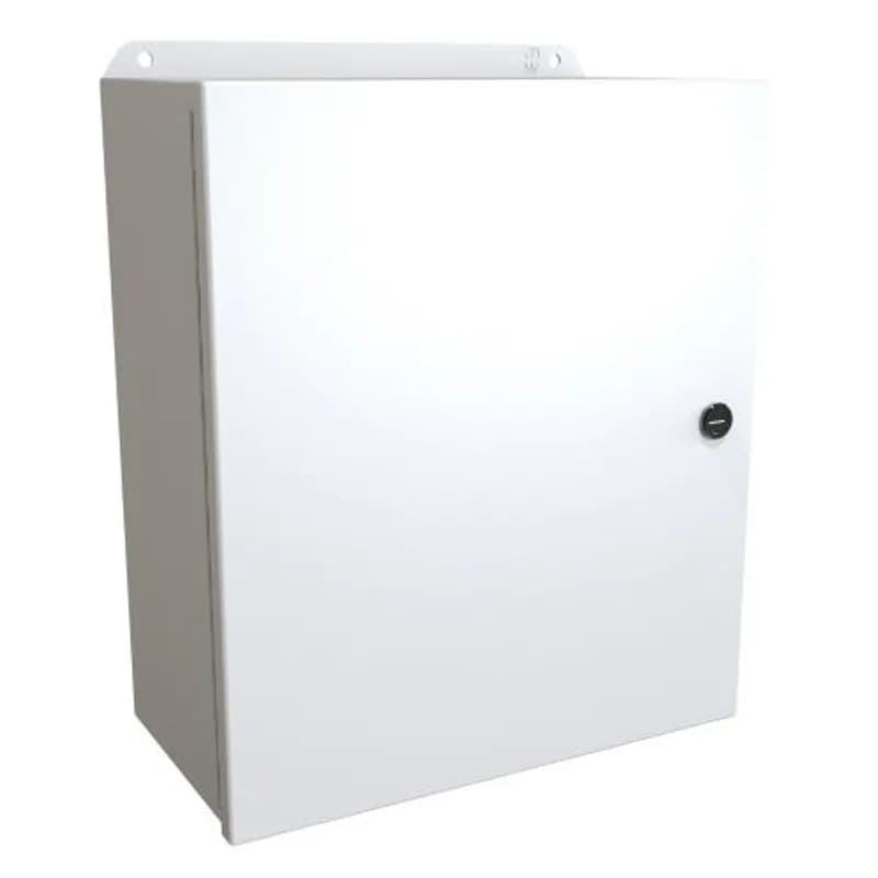 Hammond Manufacturing EJ14126LG - N4,12 Eclipse Junior encl w/ panel - 14 x 12 x 6 - Steel/Lt Gray