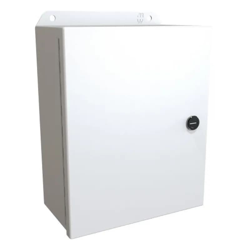 Hammond Manufacturing EJ1084LG - N4,12 Eclipse Junior encl w/ panel - 10 x 8 x 4 - Steel/Lt Gray
