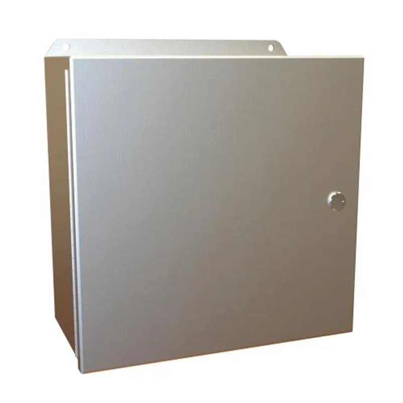 Hammond Manufacturing EJ12126AL - N4X, Eclipse Junior encl w/ panel - 12 x 12 x 6 - Alum