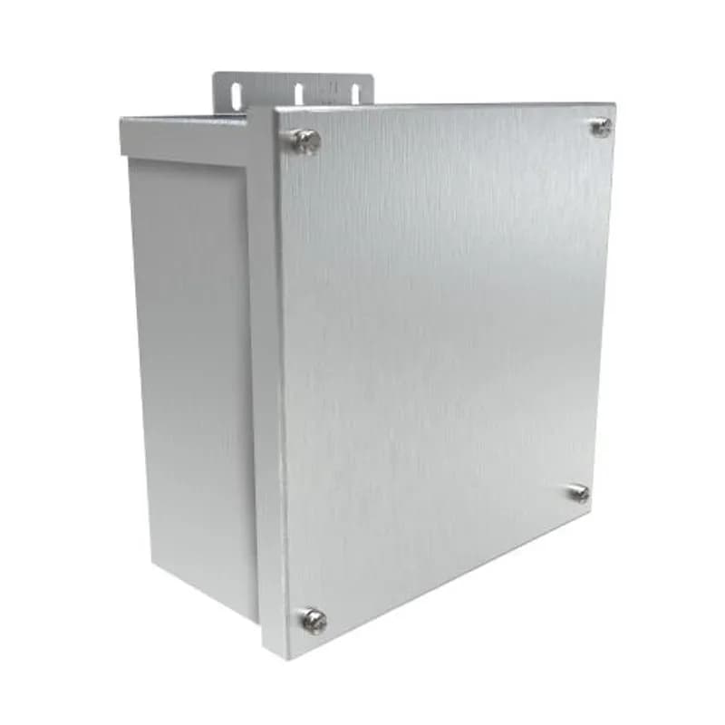 N3R J Box, Screw Cover no K/O's - 8 x 8 x 4 - Alum