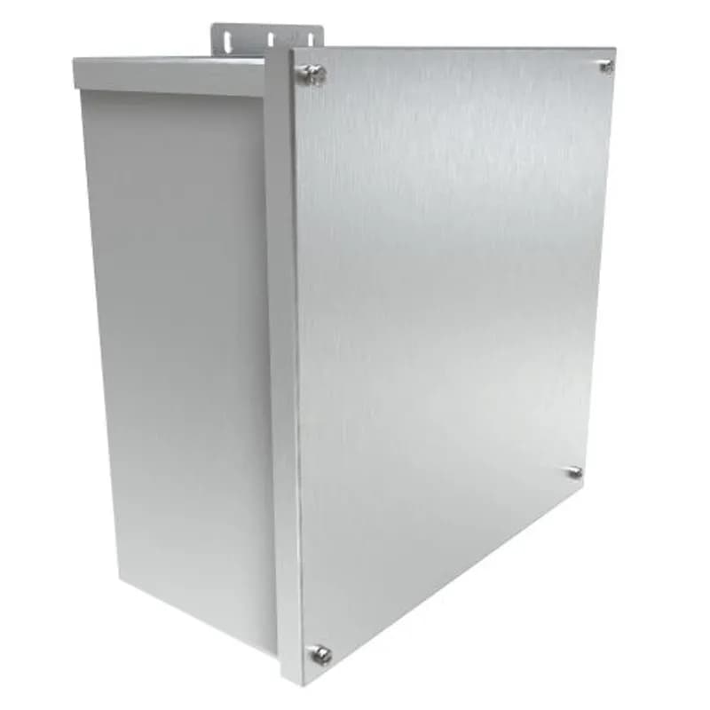 N3R J Box, Screw Cover no K/O's - 12 x 12 x 6 - Alum