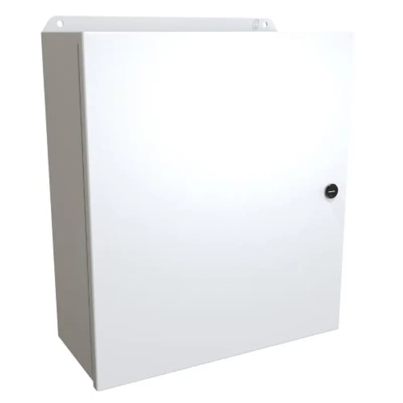 Hammond Manufacturing EJ16146LG - N4,12 Eclipse Junior encl w/ panel - 16 x 14 x 6 - Steel/Lt Gray