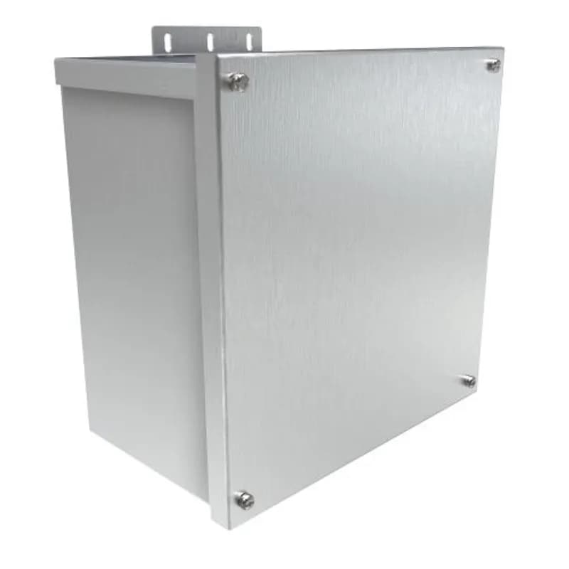 N3R J Box, Screw Cover no K/O's - 10 x 10 x 6 - Alum