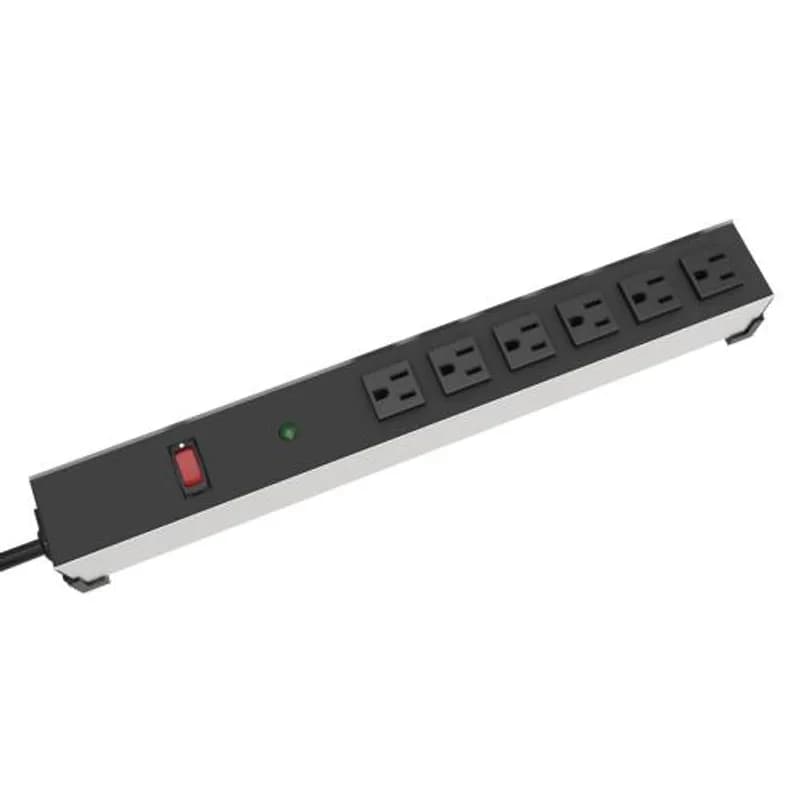 Hammond Manufacturing 1584H6A1S - SURGE, 6 OUTLETS, LED, 6' CORD