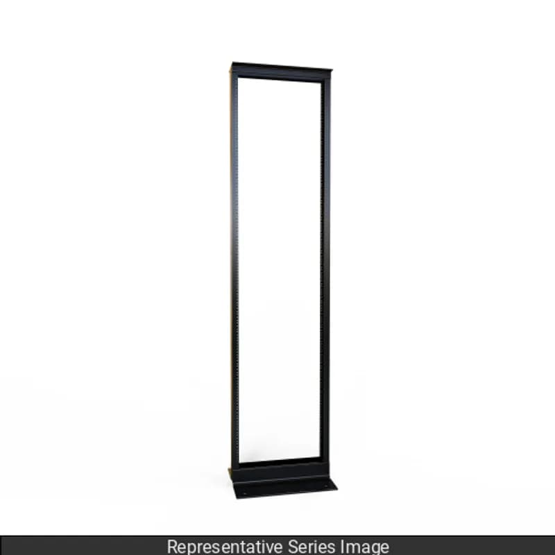 Hammond Manufacturing RB-2PA45 - 45U 12-24 ALUMINUM 2-POST RACK