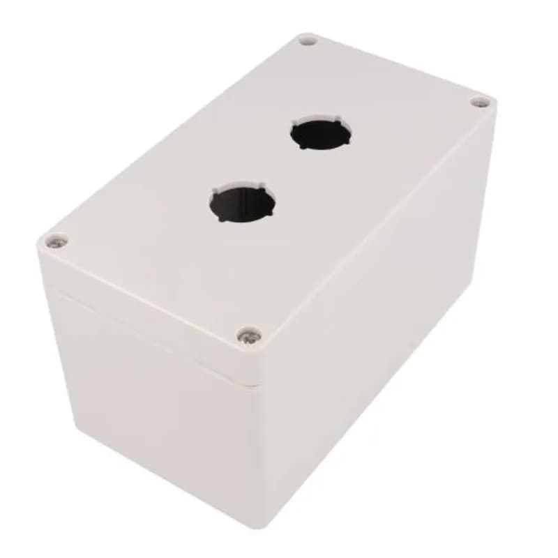 2 HOLE 22.5MM P-BUTTON ENCL