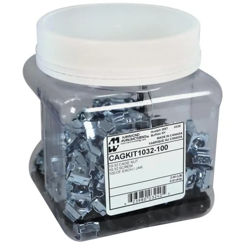 100PK 10-32 CAGNUTS & SCREWS
