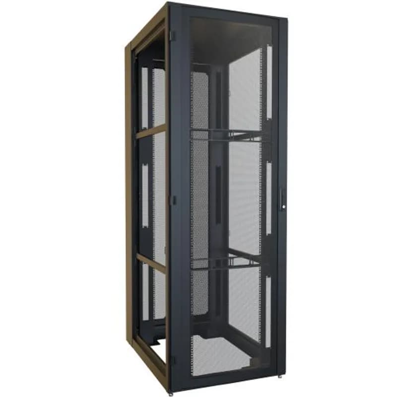 Hammond Manufacturing H13148U42BK - 48U 31.5W 42D H1 Data Center Server Cabinet (Black)