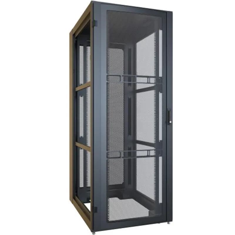 Hammond Manufacturing H13142U42BK - 42U 31.5W 42D H1 Data Center Server Cabinet (Black)