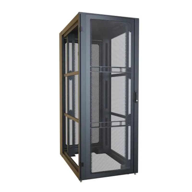 Hammond Manufacturing H13142U48BK - 42U 31.5W 48D H1 Data Center Server Cabinet (Black)