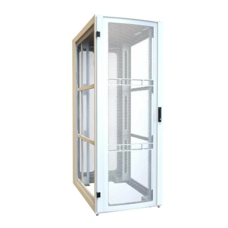 Hammond Manufacturing H13042U48WH - 42U 30W 48D H1 Data Center Server Cabinet (White)