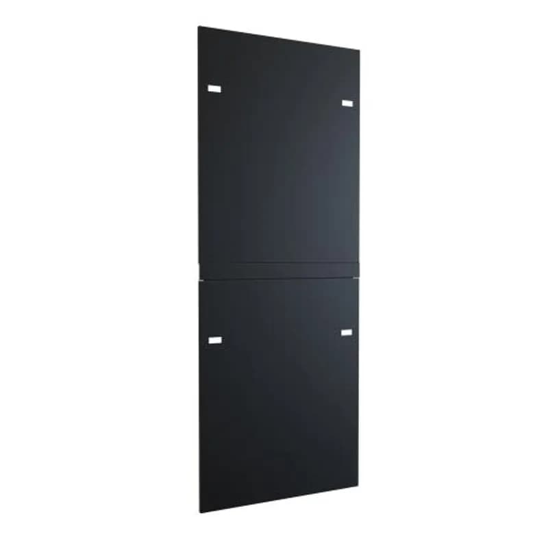 48U 42D Solid Side Panel for H1 Cabinet (Black)