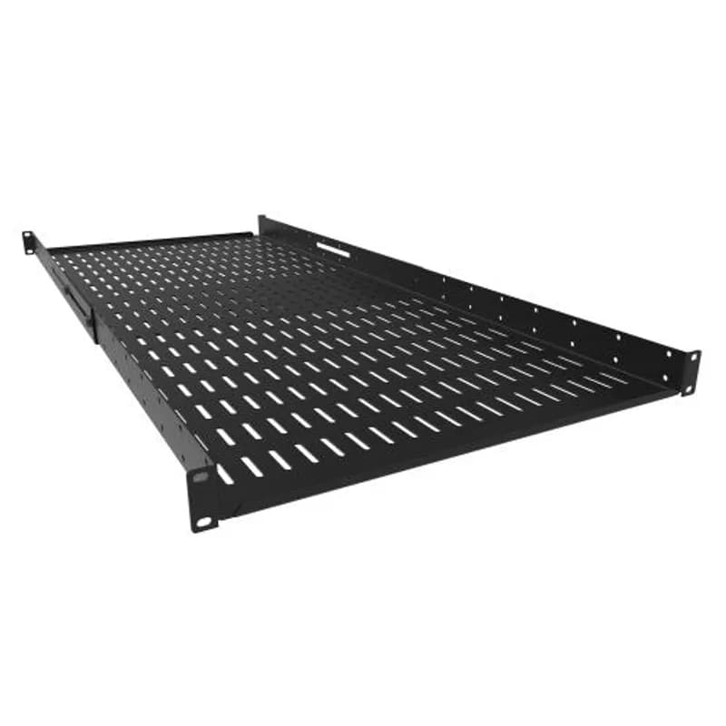 1U 36-42 ADJUSTABLE TELESCOPING VENTED SHELF