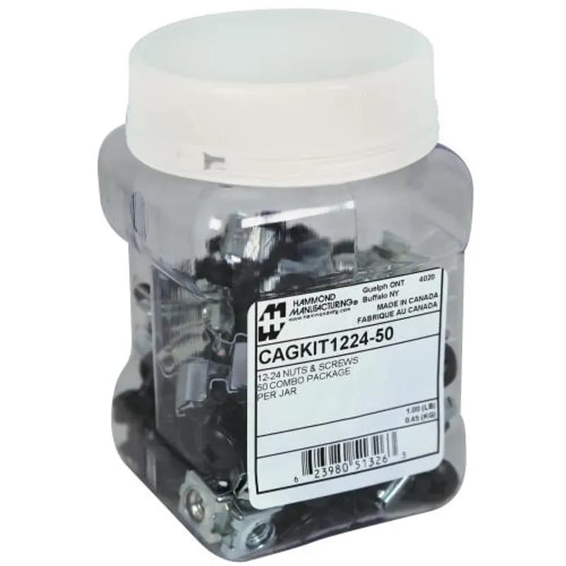 50PK 12-24 CAGNUTS & SCREWS