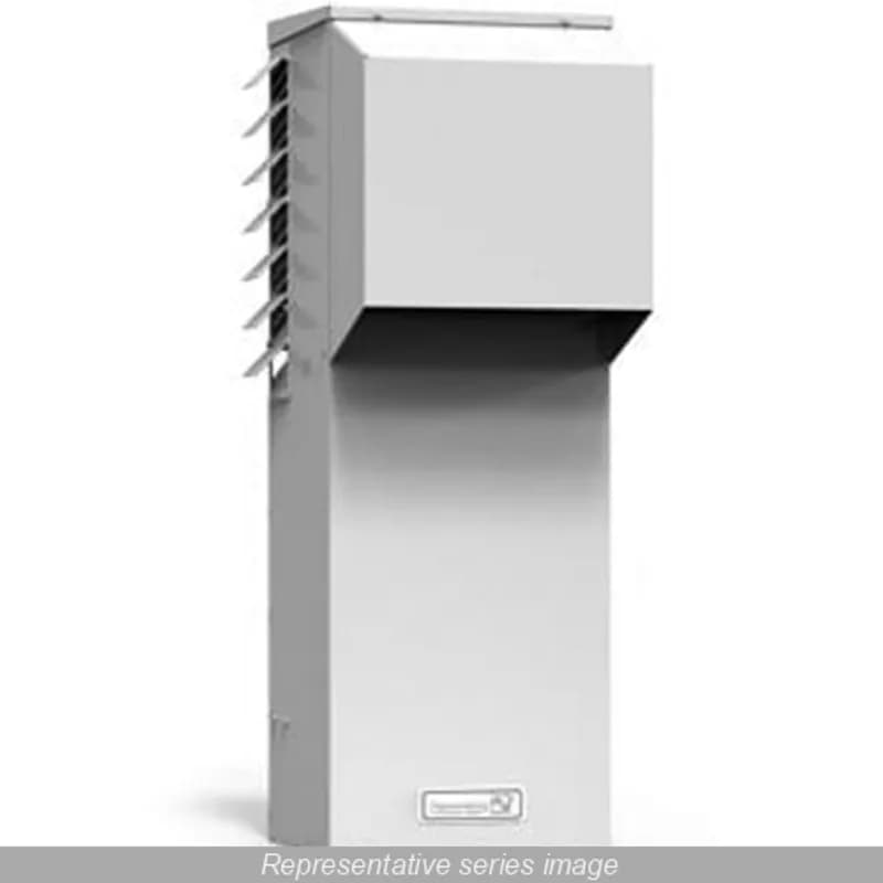 Hammond Manufacturing PKS3363A460N4LG - AA HX 180W/C 460V N4 LT GRAY