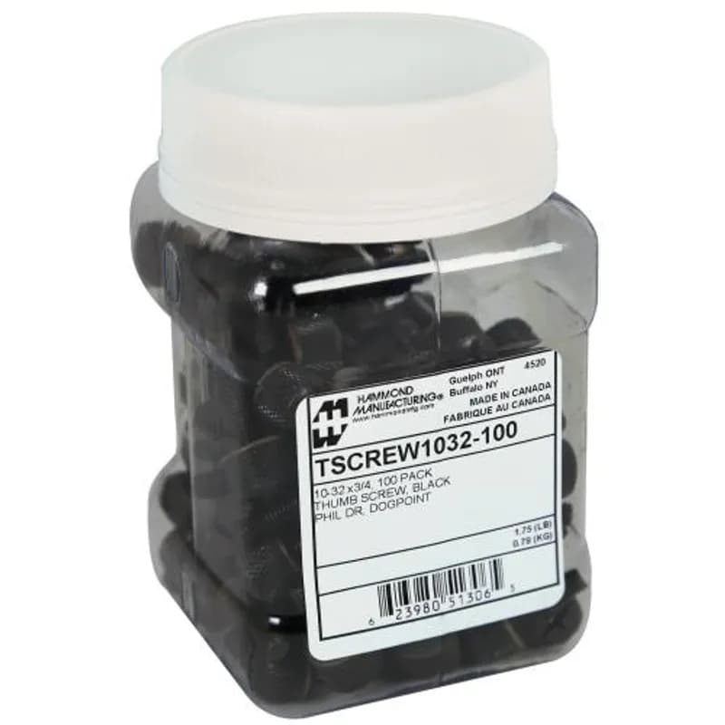 100 PKG 10-32 THUMB SCREWS