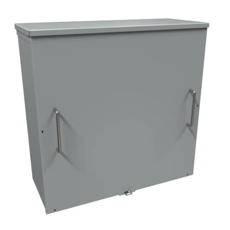 Hammond Manufacturing C3R242410SCNKO - Type 3R Screw Cover no K/O's- 24 x 24 x 10 - Galv/Gray