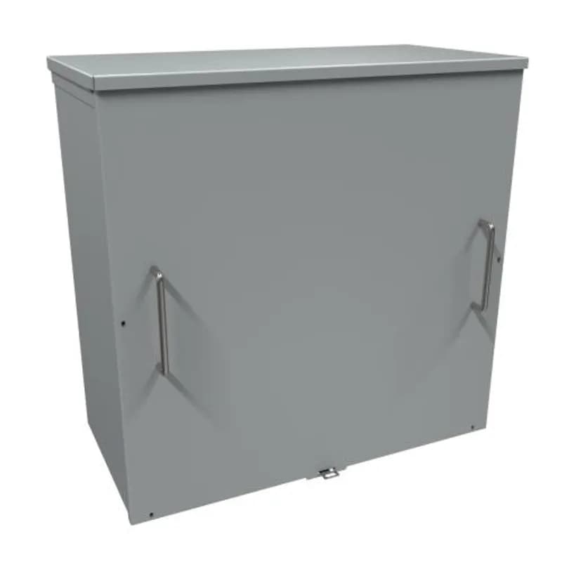 Type 3R Screw Cover no K/O's- 24 x 24 x 12 - Galv/Gray