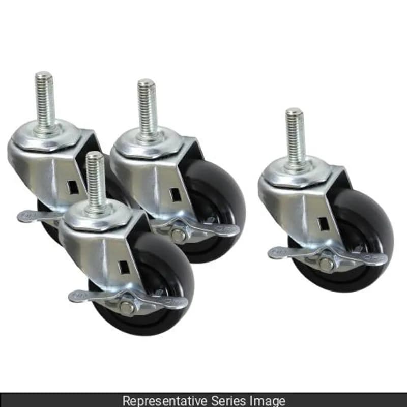 Hammond Manufacturing RRHDCASTER - Heavy Duty Set of Casters - 3" threaded stem (2000lbs)