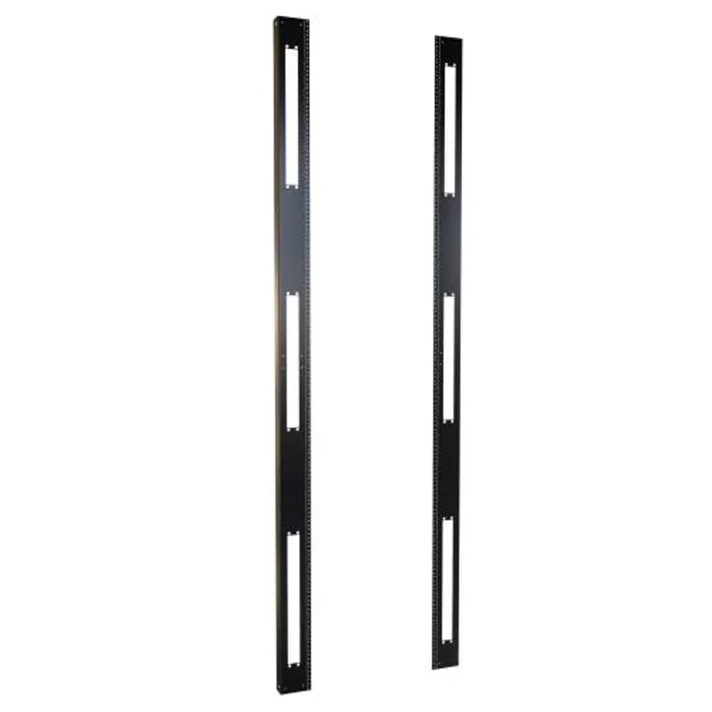 52U TAPPED 10-32 RACK RAILS