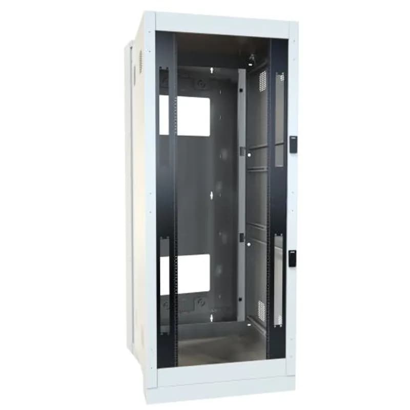 36U 30W 35D Swing Out Floor Mount Cabinet (White)