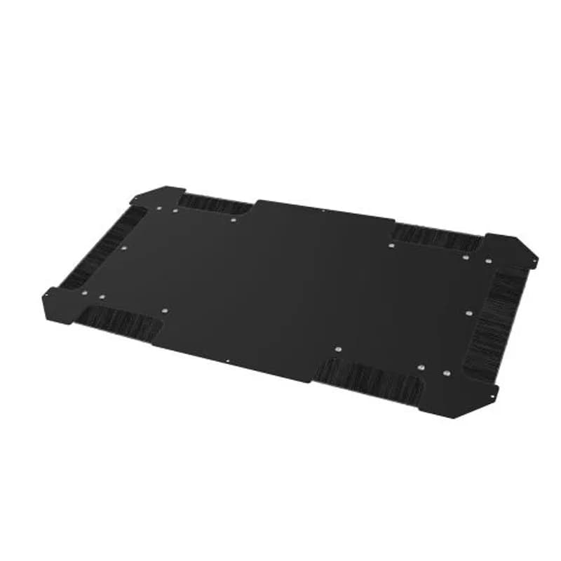 Hammond Manufacturing C4BBCE2442BK1 - C4 BRUSHED CABLE BOTTOM PANEL
