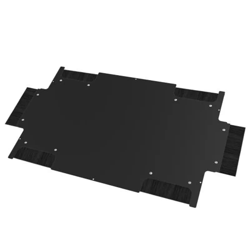 Hammond Manufacturing H1BB2448BK - BRUSHED BOTTOM PANEL FOR H1