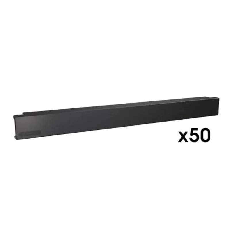 Hammond Manufacturing PBPP191UBK-50 - 19" Plastic Rack Panel - Snap in