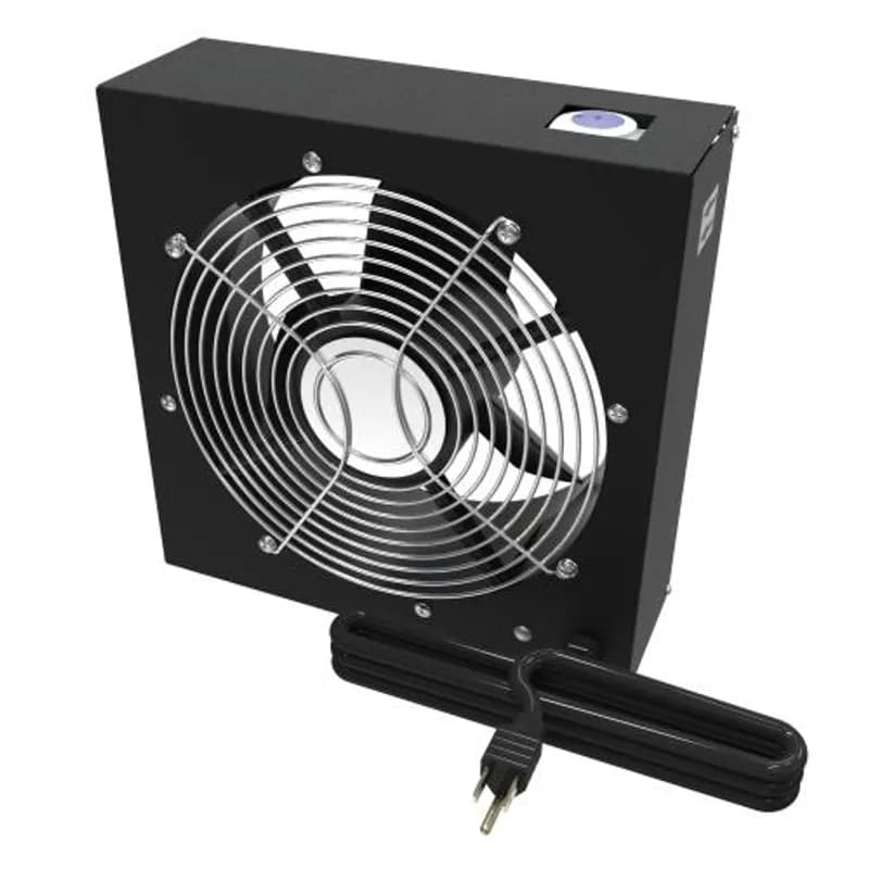 Hammond Manufacturing DTFK1AC254 - 254mm FAN/THERMO INTAKE, 120V