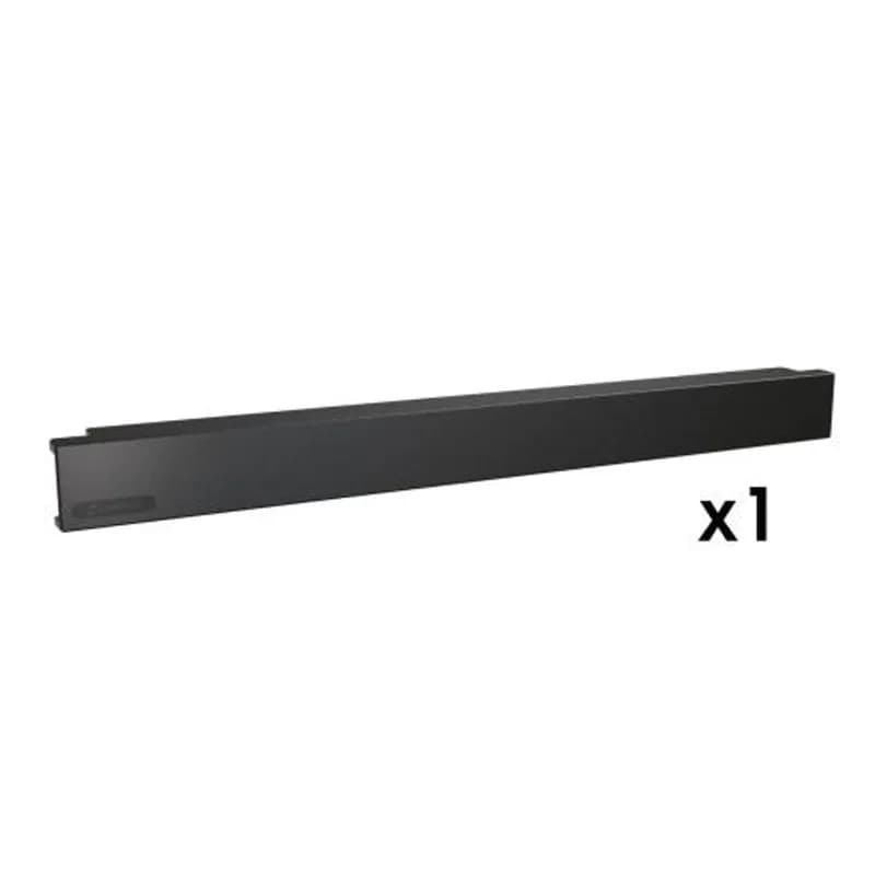 Hammond Manufacturing PBPP191UBK-1 - 19" Plastic Rack Panel - Snap in