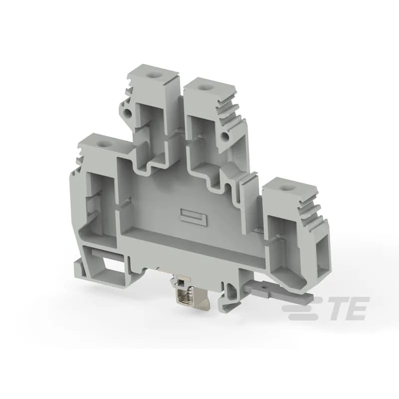 TE Connectivity 1SNA115497R0600 - - M6/8.D2 with partition, particulary adapted when many test sockets are used: no circuit separators needed, - Use of jumper bars requires the user to cut out the partition.