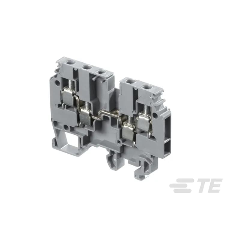- Ease one potential distribution on 4 independent screw clamps, - Flexibility: snap onto symmetrical and asymmetrical rails.