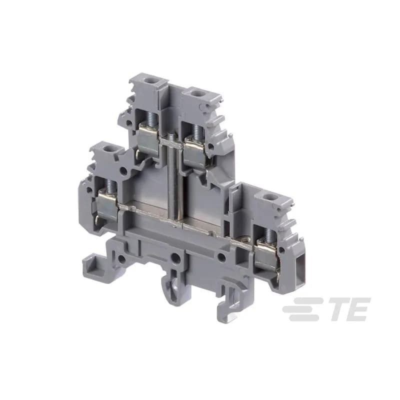 TE Connectivity 1SNA115530R1200 - - Ease one potential distribution on 4 independent screw clamps, - Flexibility: snap onto symmetrical and asymmetrical rails.