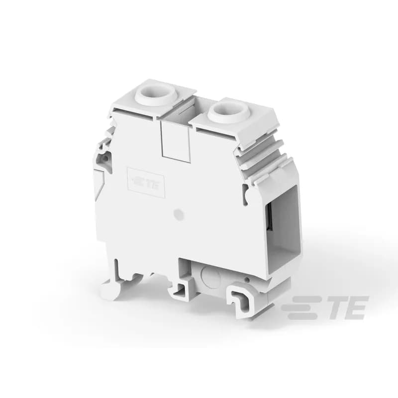 - Closed terminal block: no end section needed, optimized rigidity, - Flexibility: snap onto symmetrical and asymmetrical rails, - Use of Jumper bars requires the user to cut out the partition.