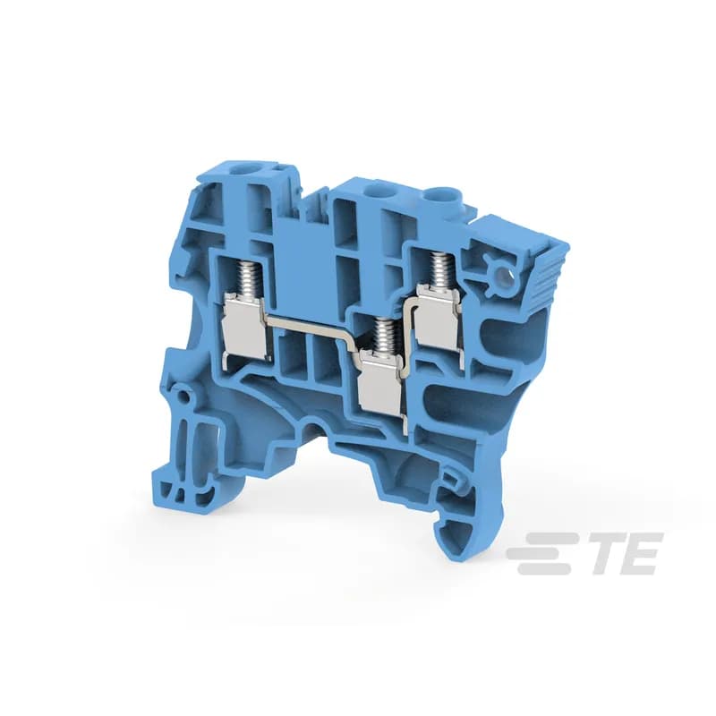 - Recommended for energy markets and highly demanding applications requiring that only one conductor be connected per clamp, - These blocks offer a high density connecting capacity (up to 3 connections) in a low profile and just 6 mm 0.236 in spacing.