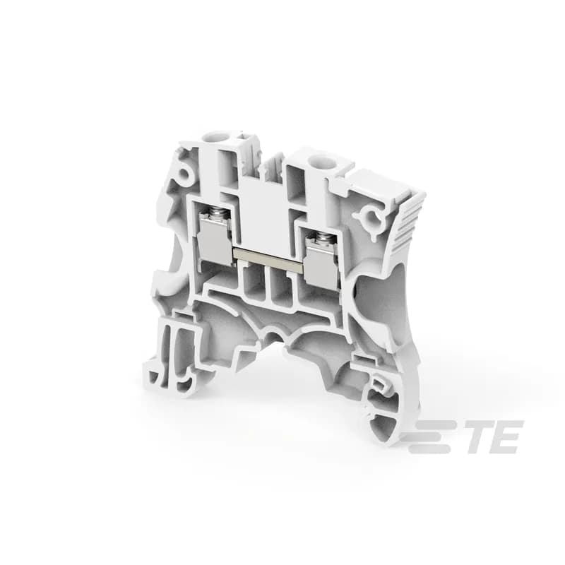 TE Connectivity 1SNK506010R0000 - Save space by connecting conductors up to 6 mm² (without insulated ferrule, CB certified) 10 AWG in just 6 mm 0.236 in spacing, - Perfectly adapted to solar applications: voltage is rated 1000 V AC / DC IEC.