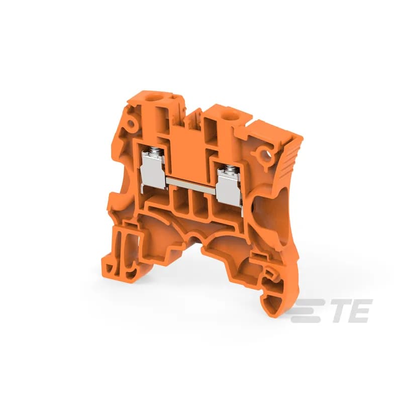 TE Connectivity 1SNK506030R0000 - Save space by connecting conductors up to 6 mm² (without insulated ferrule, CB certified) 10 AWG in just 6 mm 0.236 in spacing, - Perfectly adapted to solar applications: voltage is rated 1000 V AC / DC IEC.