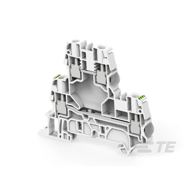 - Save space with ZS6-D2-PE terminal blocks: 1 feed-through circuit and 1 ground circuit in just 6 mm 0.236 in spacing, - Customize yourself the ZS6-D2-PE terminal blocks by soldering electronic components (up to 8.8 mm x 3.2 mm 0.346 x 0.125 in) in the existing linking bars punching.