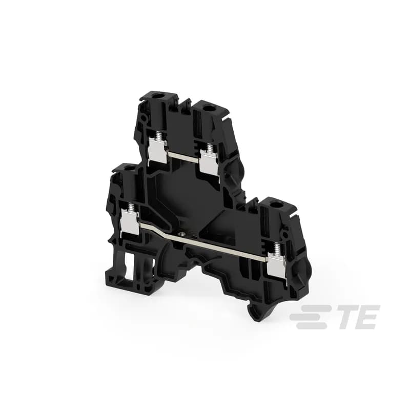 - Save space with double deck terminal blocks: 2 independent circuits connected in just 6 mm 0.236 in spacing, - Customize yourself the ZS6-D2 by soldering electronic components (up to 8.8 mm x 3.2 mm 0.346 x 0.125 in) in the existing linking bars punching, - Boost the performances: ZS6-D... with ES4-D2 end section is rated 1000 V DC IEC, perfectly adapted to solar applications.