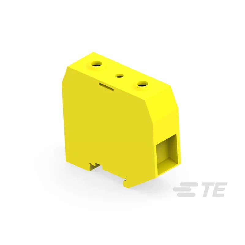 Closed terminal block: - No end section needed, - Optimized rigidity, - Perfectly adapted to solar applications: 1250 V DC (1000 V AC) IEC and 1000 V UL.