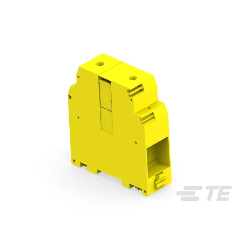 - Perfectly adapted to solar applications : 1500V DC (1000V AC) IEC and 1000V UL, - UL Certified for aluminum cables use - Closed terminal block: no end section needed, optimized rigidity, - Ease your voltage monitoring or distribution with the 2 built-in derivations, - Use of jumper bars requires the user to cut-out the partition.