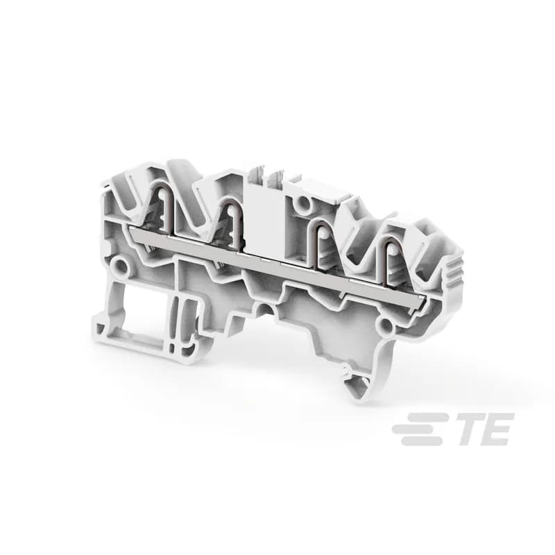 TE Connectivity 1SNK705012R0000 - Find all the features of the ZK2.5 terminal block with the added option of distributing or branching 4 conductors.