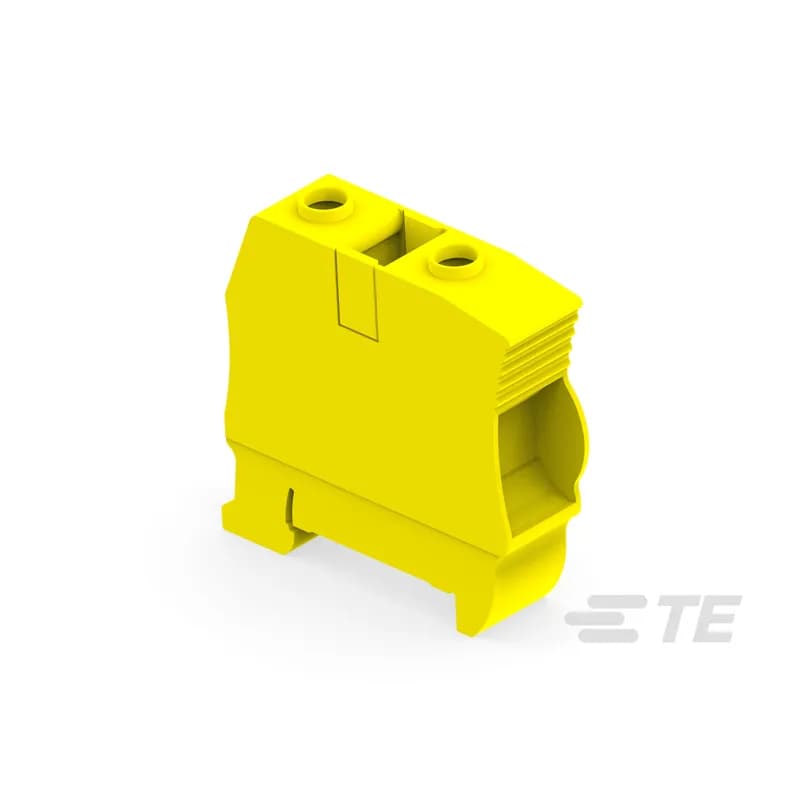 TE Connectivity 1SNK516060R0000 - Combine high performance with compact dimensions: - Connect conductors up to 50 mm² (CB certified) 0 AWG in just 16 mm 0.630 in spacing, - Perfectly adapted to solar applications: 1250 V DC (1000 V AC) IEC and 1000 V UL, - Closed terminal block: no end section needed, optmized rigidity.